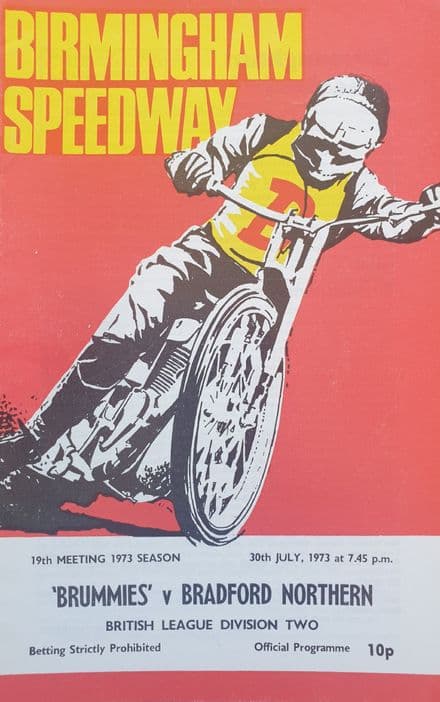Birmingham v Bradford Northern (1973, Jul 30th)