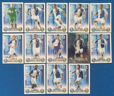 Blackburn Rovers, Match Attax Cards x 13 (2007-08)