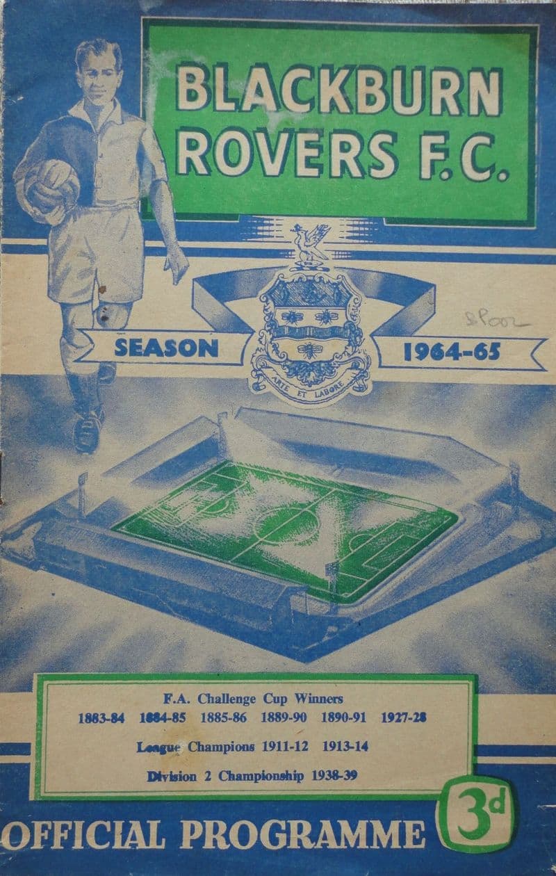 Blackburn Rovers v Blackpool, Div 1 (1964, Sep 3rd)