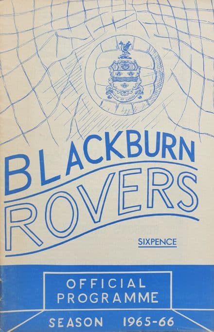 Blackburn Rovers v Everton, Div 1 (1965, Oct 30th)