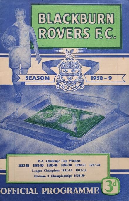 Blackburn Rovers v WBA, Div 1 (1959, Apr 4th)