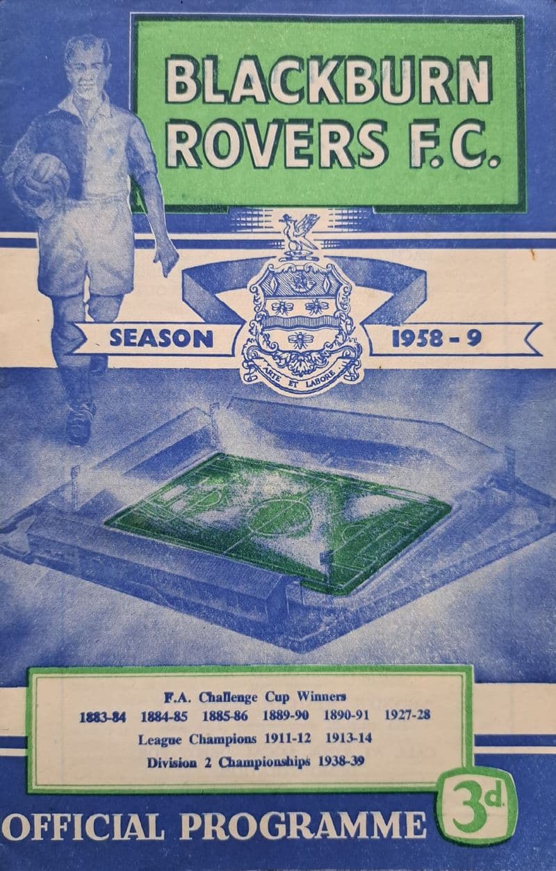 Blackburn Rovers v WBA, Div 1 (1959, Apr 4th)