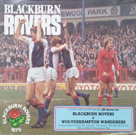 Blackburn Rovers v Wolves, Div 2 (1983, Jan 15th)
