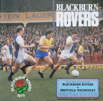 Blackburn v Sheffield Wed, League Cup (1981, Oct 7th)