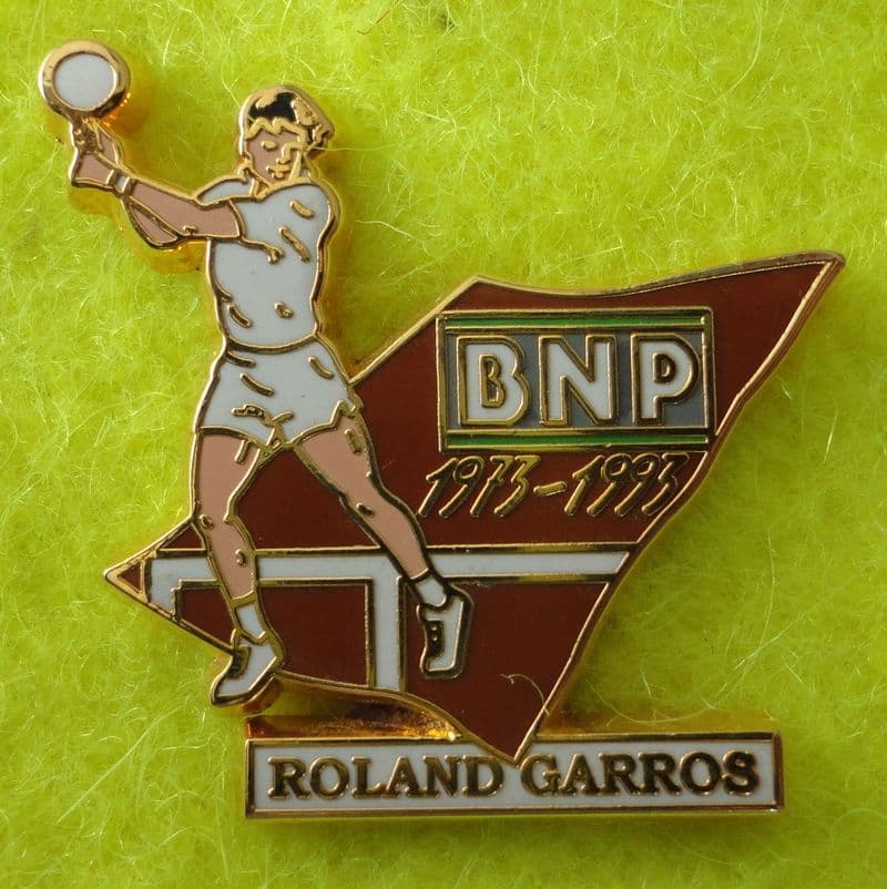 BNP Paribas Roland Garros 93 Enamel Pin Badge