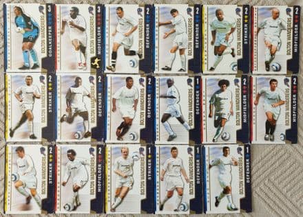 Bolton Wanderers, 17 Cards (2004-05)