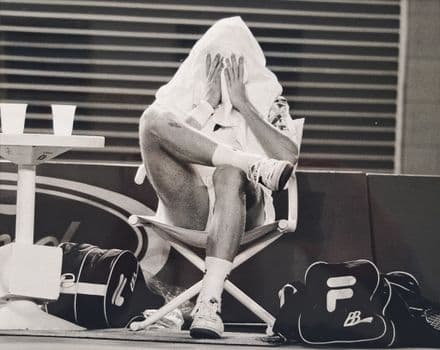 Boris Becker Press Photo (Australian Open, 1990)