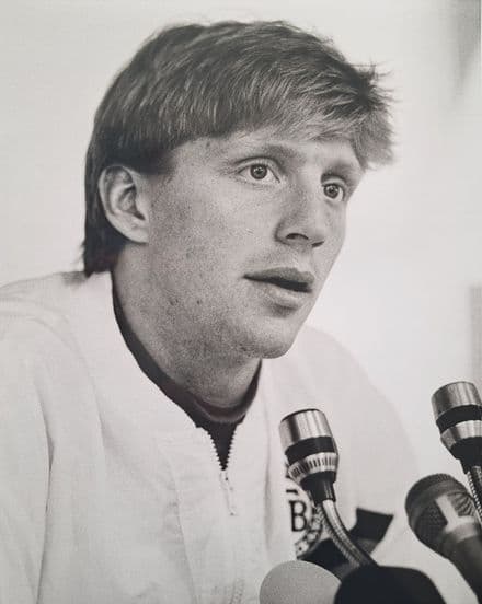 Boris Becker Press Photo "Press Conference"