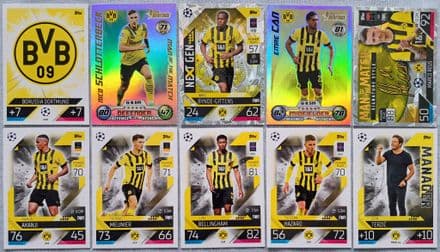 Borussia Dortmund, Match Attax Cards x 10 (2022-23)