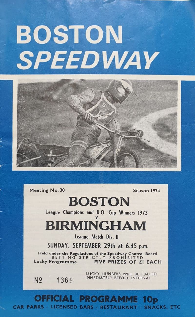 Boston v Birmingham (1973, Sep 29th)