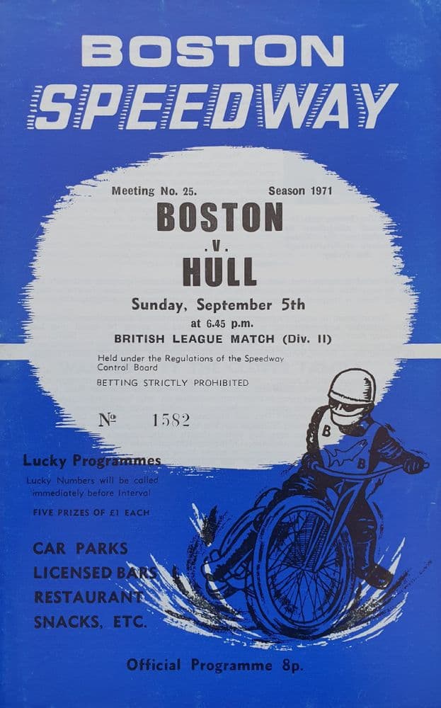 Boston v Hull 1971 Sep 5th