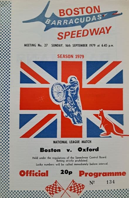 Boston v Oxford (1979, Sep 16th)