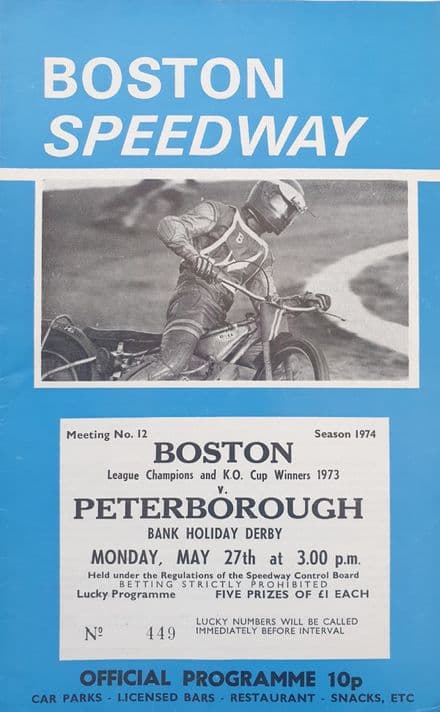 Boston v Peterborough (1974, May 27)