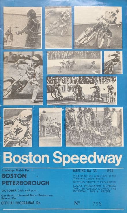 Boston v Peterborough (1974, Oct 20th)