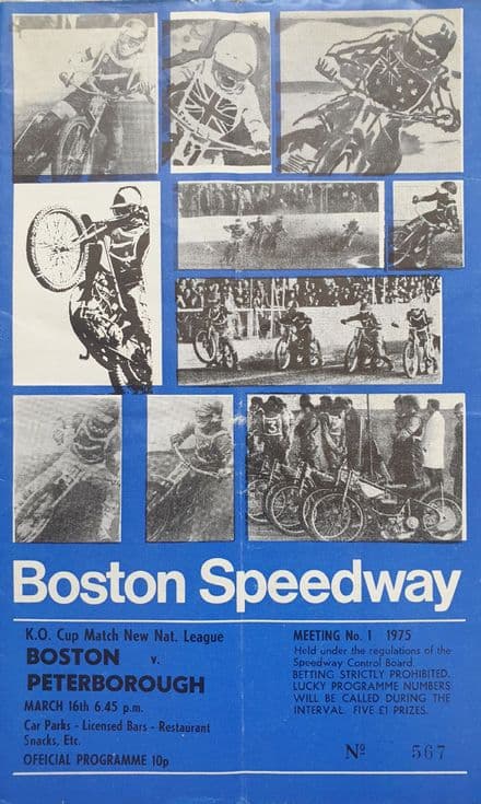 Boston v Peterborough (1975, Mar 16th)