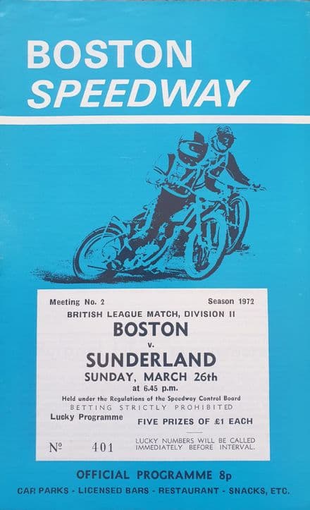 Boston v Sunderland (1972, Mar 26)