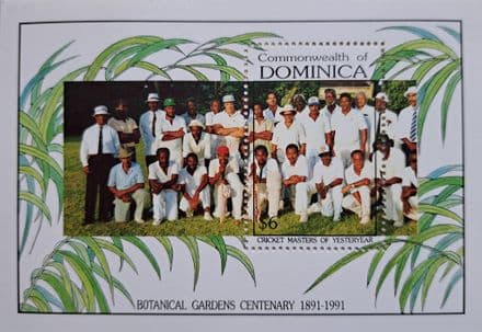 Botanical Gardens Centenary (1991) Dominica Commemorative Stamp Sheet