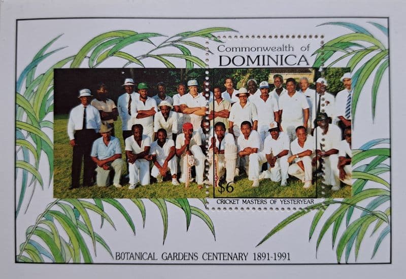 Botanical Gardens Centenary (1991) Dominica Commemorative Stamp Sheet