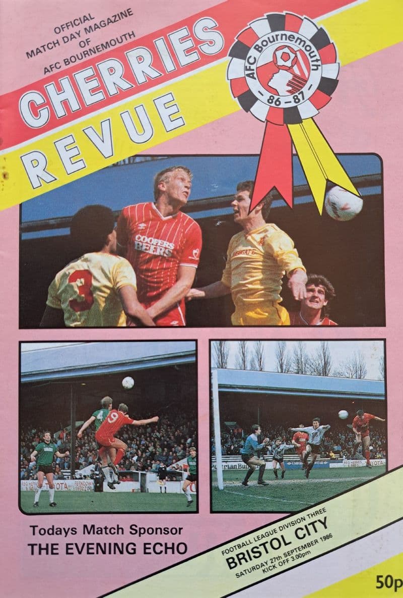 Bournemouth v Bristol City, Div 3 (1986, Sep 27th)