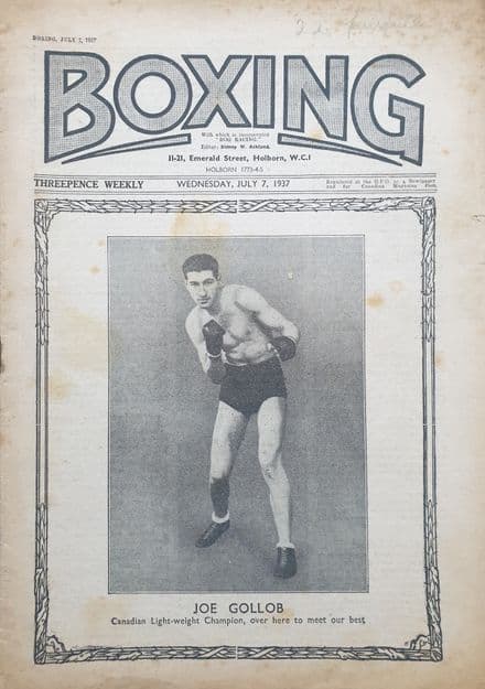 Boxing (1937, Jul 7th)