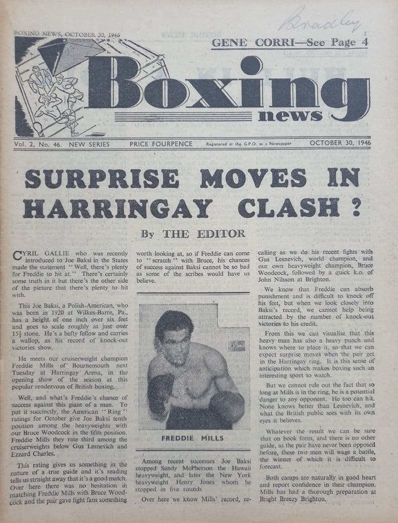 Boxing News Vol 02 No 46 (1946, Oct 30th)