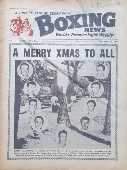 Boxing News Vol 16 No 52 (1960, Dec 23rd)