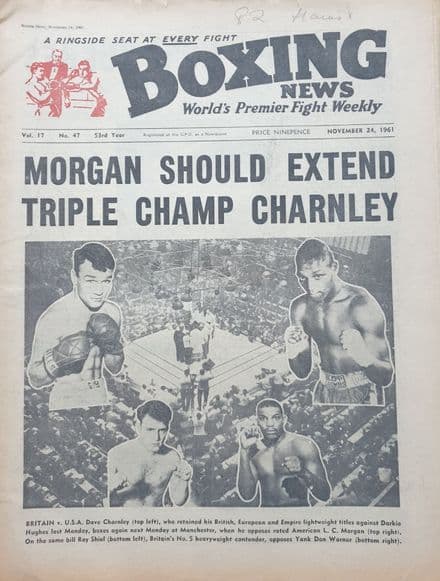 Boxing News Vol 17 No 47 (1961, Nov 24th)