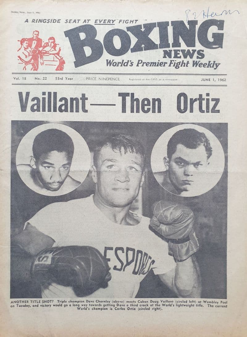 Boxing News Vol 18 No 22 (1962, Jun 1st)