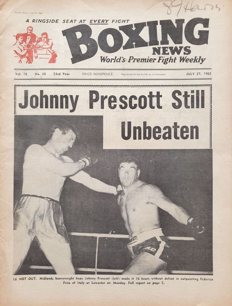 Boxing News Vol 18 No 30 (1962, Jul 27th)