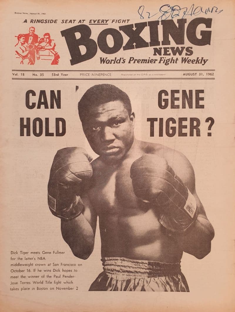 Boxing News Vol 18 No 35 (1962, Aug 31st)