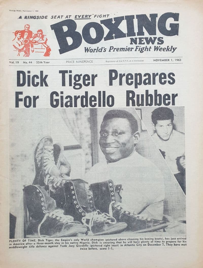 Boxing News Vol 19 No 44 (1963, Nov 1st)