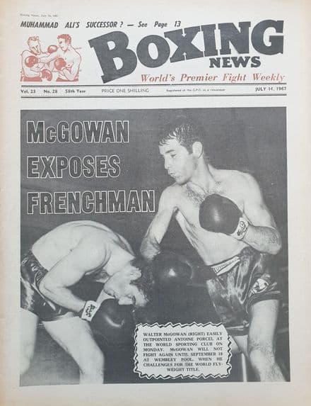 Boxing News Vol 23 No 28 (1967, Jul 14th)