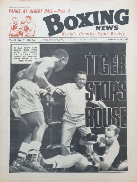 Boxing News Vol 23 No 47 (1967, Nov 24)