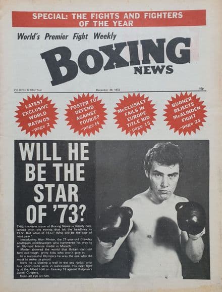 Boxing News Vol 28 No 52 (1972, Dec 29th)
