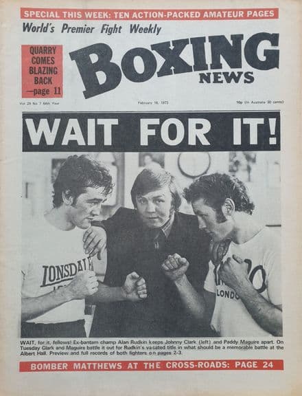 Boxing News Vol 29 No 07 (1973, Feb 16th)