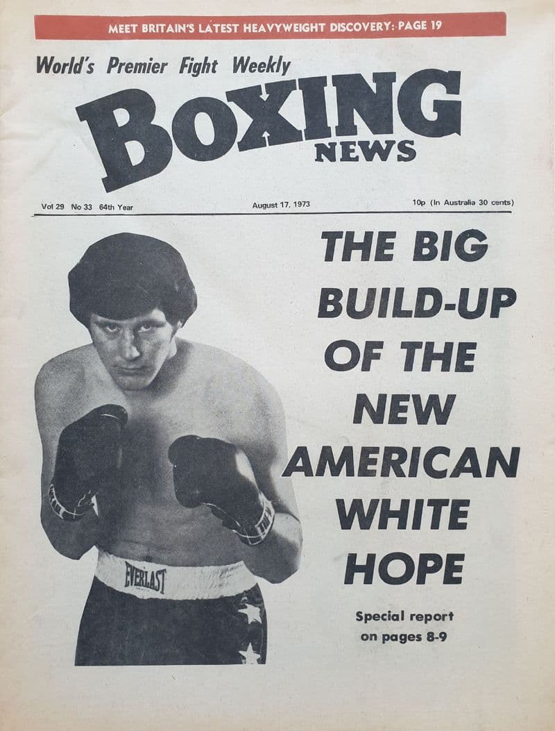 Boxing News Vol 29 No 33 (1973, Aug 17th)