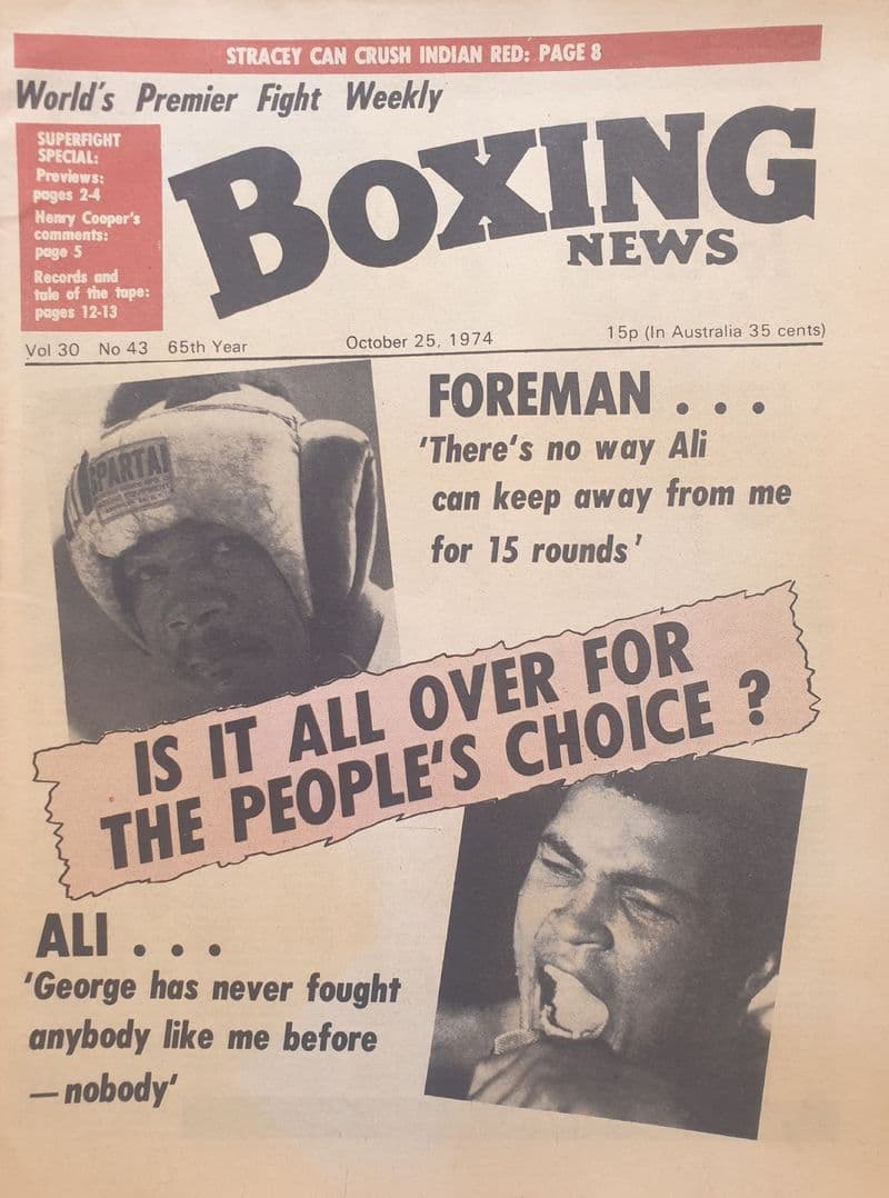 Boxing News Vol 30 No 43 (1974, Oct 25th)