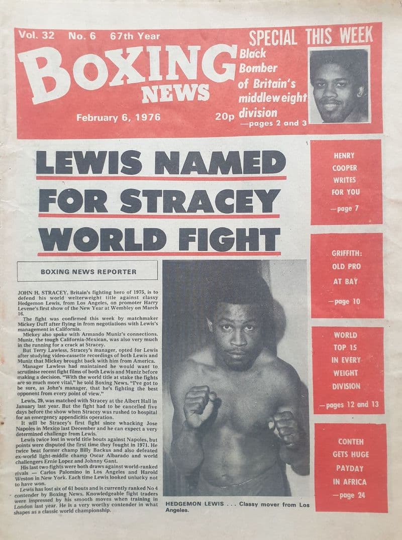Boxing News Vol 32 No 06 (1976, Feb 6th)