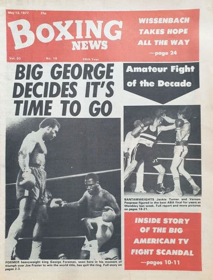 Boxing News Vol 33 No 19 (1977, May 13th)