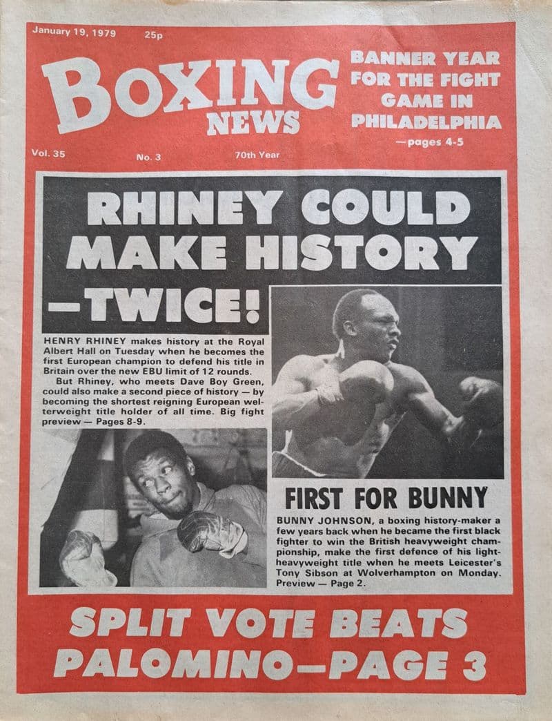 Boxing News Vol 35 No 3 (1979, Jan 19th)
