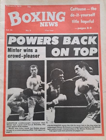 Boxing News Vol 35 No 6 (1979, Feb 9th)