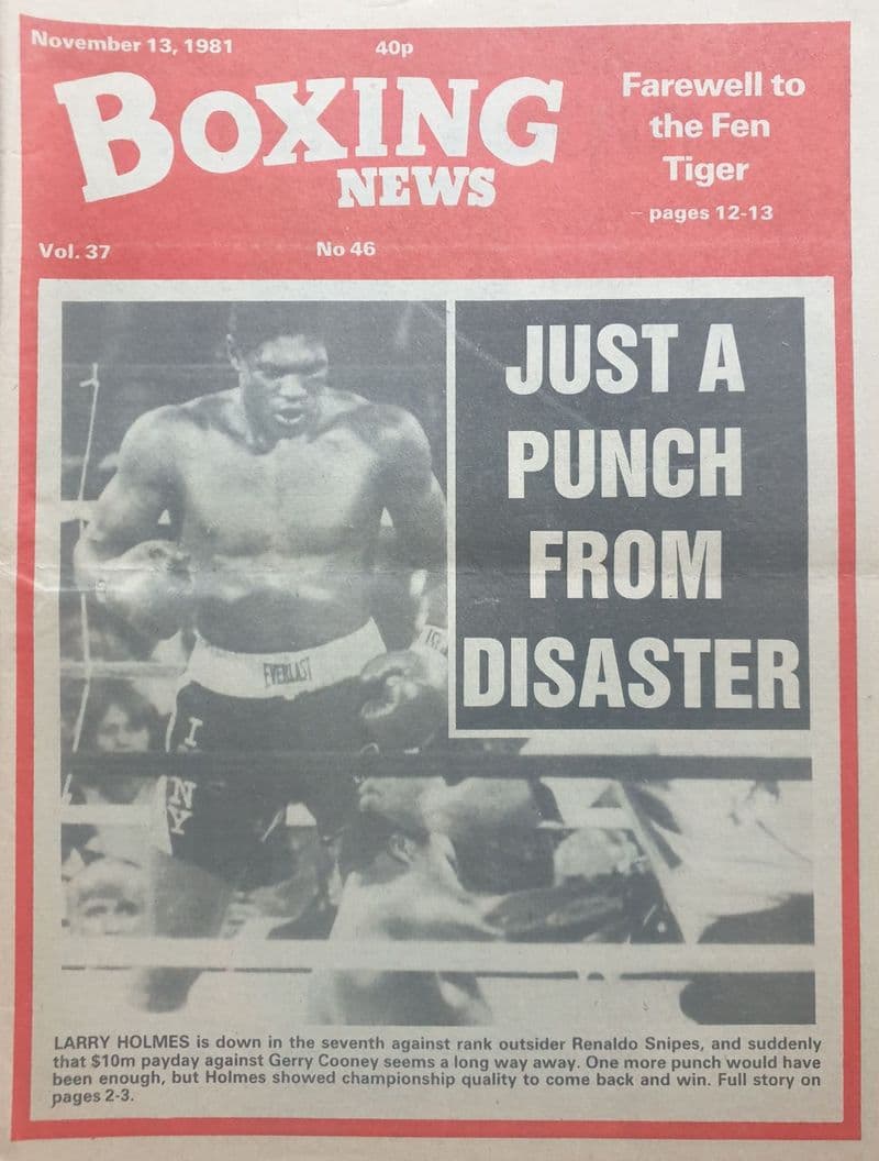 Boxing News Vol 37 No 46 (1981, Nov 13th)