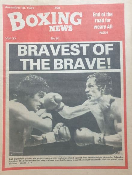 Boxing News Vol 37 No 51 (1981, Dec 18th)