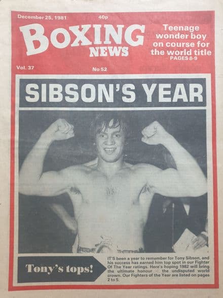 Boxing News Vol 37 No 52 (1981, Dec 25th)