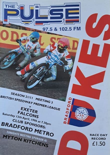 Bradford Dukes v Exeter (1996, Apr 13th)