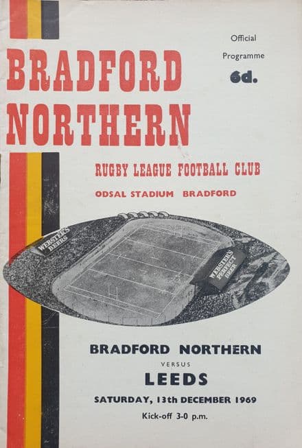 Bradford Northern v Leeds (1969, Dec 13th)