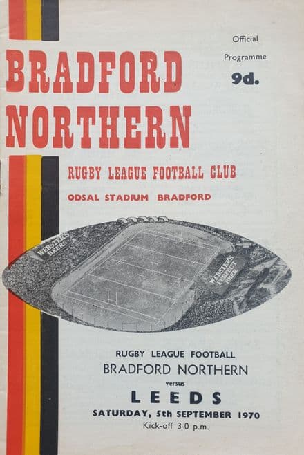 Bradford Northern v Leeds (1970, Sep 5th)