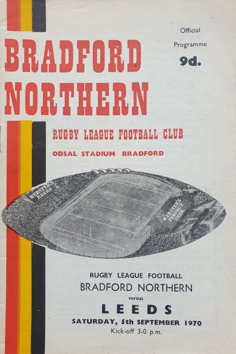 Bradford Northern v Leeds (1970, Sep 5th)