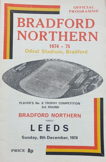 Bradford Northern v Leeds (1974, Dec 8th)