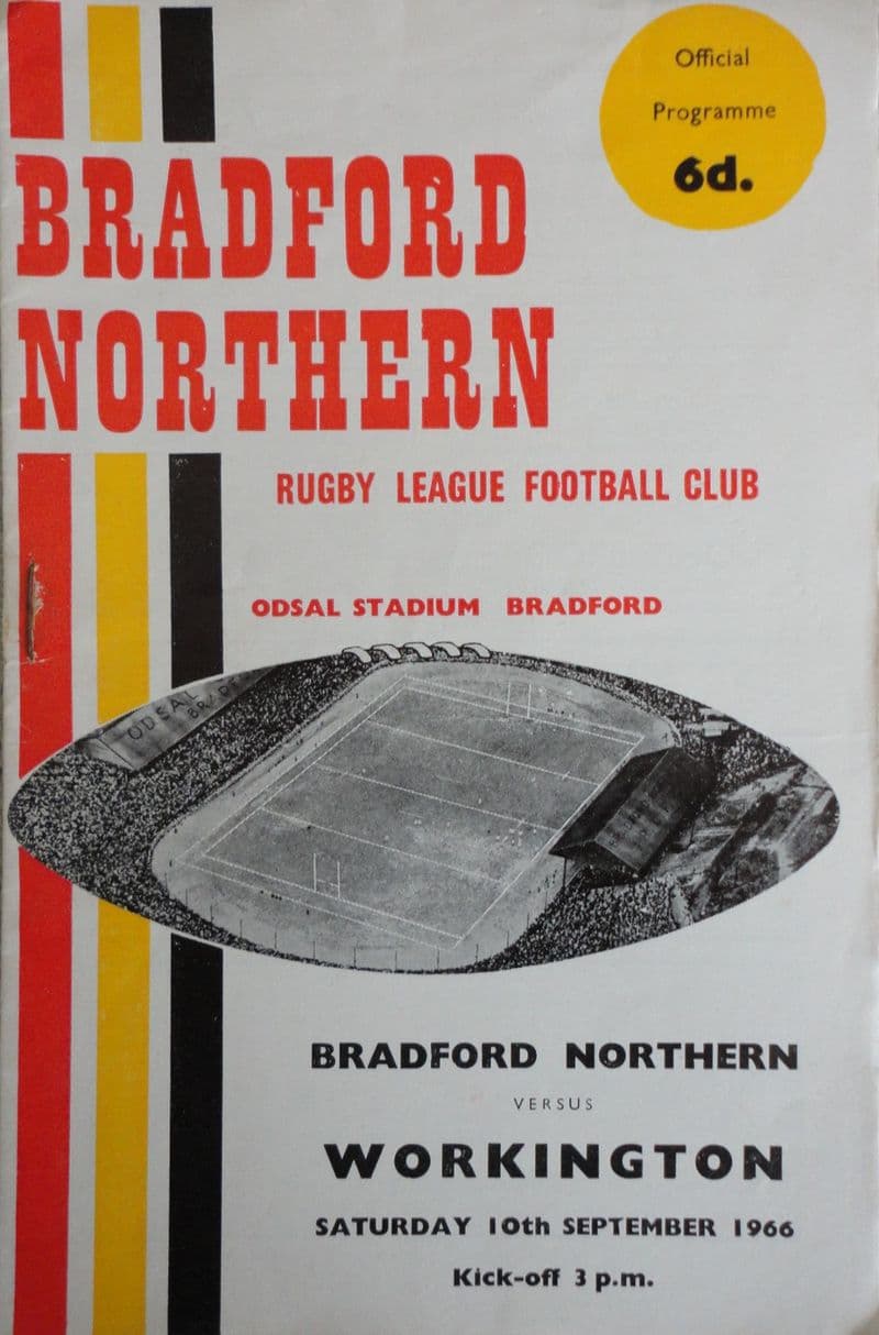 Bradford Northern v Workington (1966, Sep 10th)